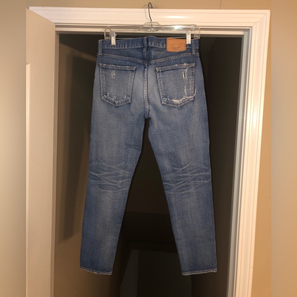 Moussy Vintage Helendale Distressed Skinny Jeans in Light Blue, Size 28. - Picture 3 of 16